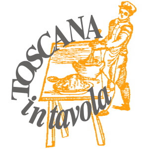 Logo des Lebensmittelproduzenten Toscana in tavola aus der Toskana