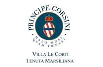 Logo des Weinproduzenten Le Corti aus der Toskana