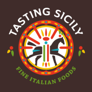 Logo des Lebensmittelproduzenten Tasting Sicily aus Sizilien